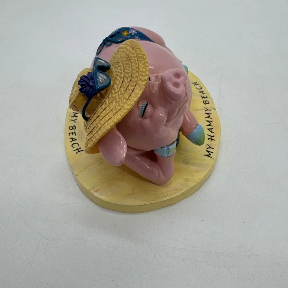 Pig Invasion Sassy Pig My Hammy Beach Sculpture Figure